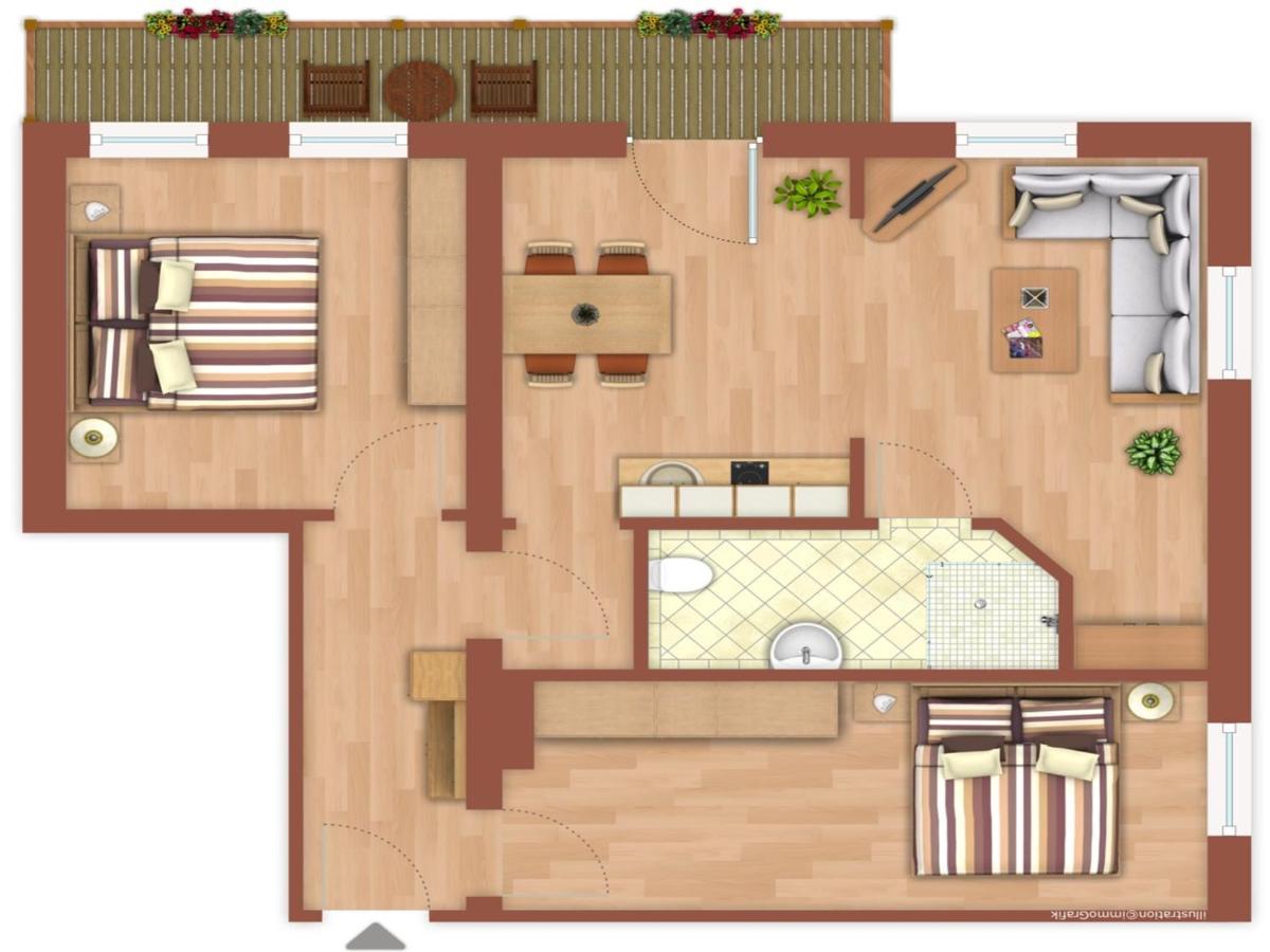 Alpenlodge, Ferienwohnung 7 ティールゼー エクステリア 写真
